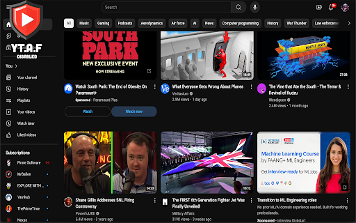 YTAF from Chrome web store to be run with OffiDocs Chromium online YTAF from Chrome web store to be run with OffiDocs Chromium online
