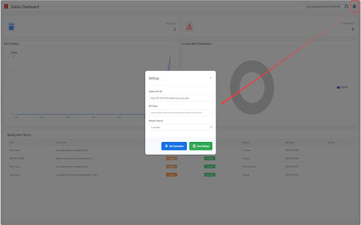 Zabbix Dashboard from Chrome web store to be run with OffiDocs Chromium online Zabbix Dashboard from Chrome web store to be run with OffiDocs Chromium online