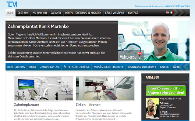Zahnimplantat Klinik Martinko from Chrome web store to be run with OffiDocs Chromium online Zahnimplantat Klinik Martinko from Chrome web store to be run with OffiDocs Chromium online