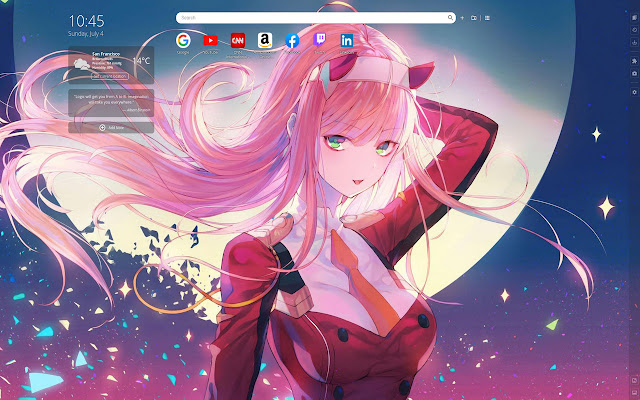Zero Two Wallpapers New Tab from Chrome web store to be run with OffiDocs Chromium online Zero Two Wallpapers New Tab from Chrome web store to be run with OffiDocs Chromium online
