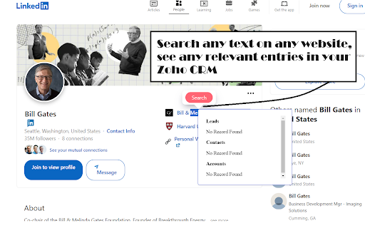 Zoho CRM Lead Integration by Cloudshowplace from Chrome web store to be run with OffiDocs Chromium online Zoho CRM Lead Integration by Cloudshowplace from Chrome web store to be run with OffiDocs Chromium online