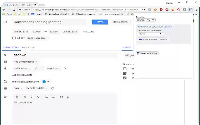 25Live Google Calendar Extension from Chrome web store to be run with OffiDocs Chromium online 25Live Google Calendar Extension from Chrome web store to be run with OffiDocs Chromium online
