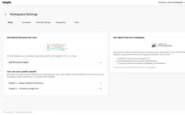 Adopto Collect bug details from Chrome web store to be run with OffiDocs Chromium online Adopto Collect bug details from Chrome web store to be run with OffiDocs Chromium online