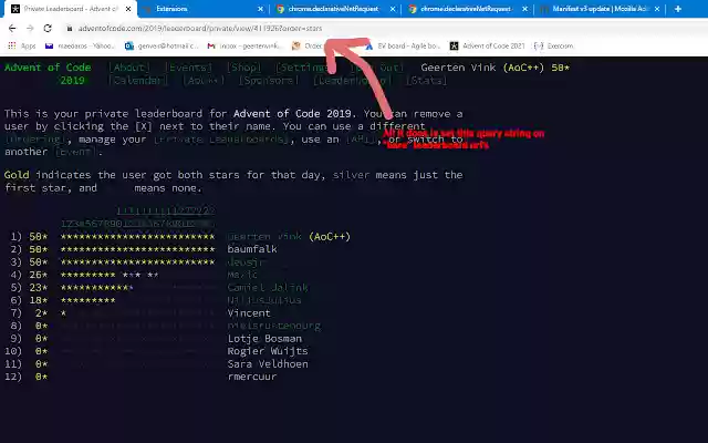 Advent of Code Stars Order by default from Chrome web store to be run with OffiDocs Chromium online Advent of Code Stars Order by default from Chrome web store to be run with OffiDocs Chromium online