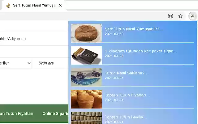 Adıyaman Tütünü from Chrome web store to be run with OffiDocs Chromium online Adıyaman Tütünü from Chrome web store to be run with OffiDocs Chromium online