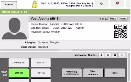 Agartee eMAR patient barcode from Chrome web store to be run with OffiDocs Chromium online Agartee eMAR patient barcode from Chrome web store to be run with OffiDocs Chromium online