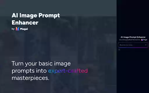 AI Image Prompt Enhancer from Chrome web store to be run with OffiDocs Chromium online AI Image Prompt Enhancer from Chrome web store to be run with OffiDocs Chromium online