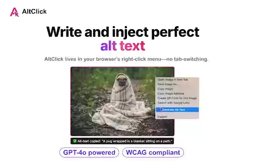 AltClick from Chrome web store to be run with OffiDocs Chromium online AltClick from Chrome web store to be run with OffiDocs Chromium online