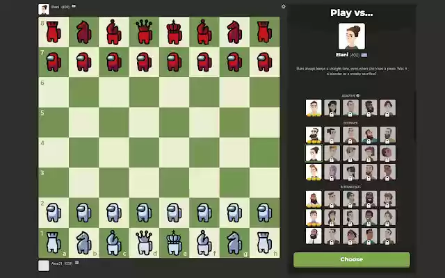 Amoguschess from Chrome web store to be run with OffiDocs Chromium online Amoguschess from Chrome web store to be run with OffiDocs Chromium online