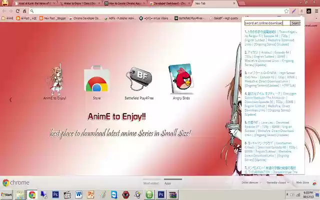 AnimE2Enjoy! from Chrome web store to be run with OffiDocs Chromium online AnimE2Enjoy! from Chrome web store to be run with OffiDocs Chromium online