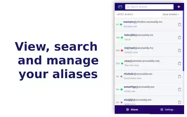 AnonAddy Anonymous Email Forwarding from Chrome web store to be run with OffiDocs Chromium online AnonAddy Anonymous Email Forwarding from Chrome web store to be run with OffiDocs Chromium online