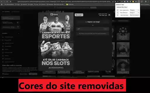 Anti Bets:Bloqueador e Filtro de Cores from Chrome web store to be run with OffiDocs Chromium online Anti Bets:Bloqueador e Filtro de Cores from Chrome web store to be run with OffiDocs Chromium online