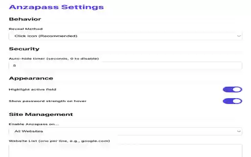 Anzapass from Chrome web store to be run with OffiDocs Chromium online Anzapass from Chrome web store to be run with OffiDocs Chromium online