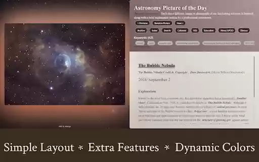 APOD Plus from Chrome web store to be run with OffiDocs Chromium online APOD Plus from Chrome web store to be run with OffiDocs Chromium online