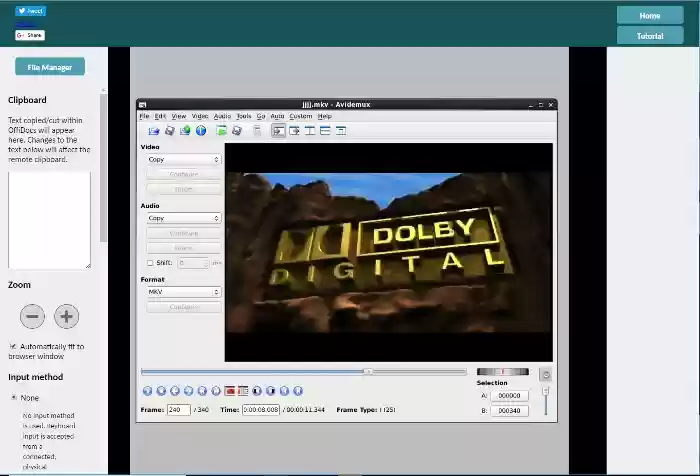 Avidemux video editor and video converter online Avidemux video editor and video converter online