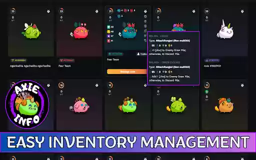 Axie Info Extension from Chrome web store to be run with OffiDocs Chromium online Axie Info Extension from Chrome web store to be run with OffiDocs Chromium online