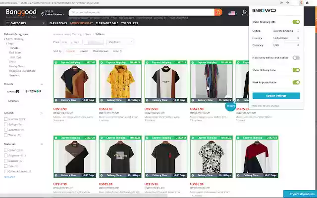Banggood Dropshipping from Chrome web store to be run with OffiDocs Chromium online Banggood Dropshipping from Chrome web store to be run with OffiDocs Chromium online