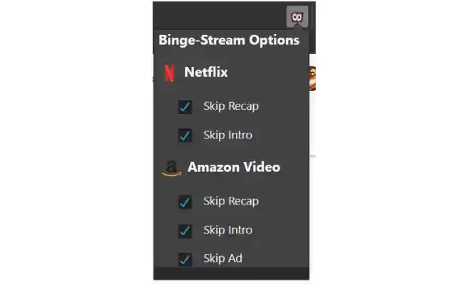 Binge Stream from Chrome web store to be run with OffiDocs Chromium online Binge Stream from Chrome web store to be run with OffiDocs Chromium online