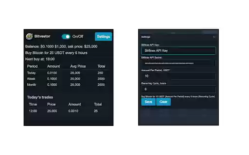 Bitvestor from Chrome web store to be run with OffiDocs Chromium online Bitvestor from Chrome web store to be run with OffiDocs Chromium online