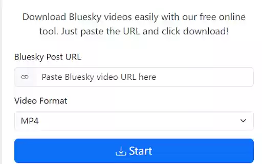 Bluesky Video Downloader Save Bluesky Videos from Chrome web store to be run with OffiDocs Chromium online Bluesky Video Downloader Save Bluesky Videos from Chrome web store to be run with OffiDocs Chromium online