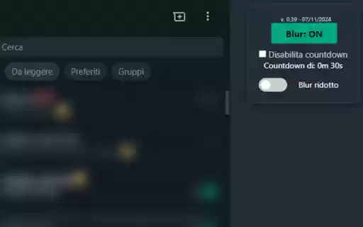 BlurWhatsApp Extension from Chrome web store to be run with OffiDocs Chromium online BlurWhatsApp Extension from Chrome web store to be run with OffiDocs Chromium online