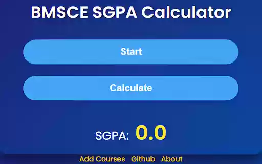 BMS SGPA Calculator from Chrome web store to be run with OffiDocs Chromium online BMS SGPA Calculator from Chrome web store to be run with OffiDocs Chromium online
