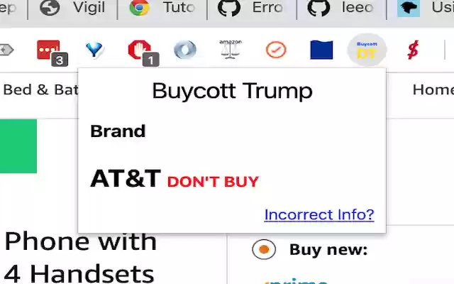 Boycott Trump on Amazon from Chrome web store to be run with OffiDocs Chromium online Boycott Trump on Amazon from Chrome web store to be run with OffiDocs Chromium online