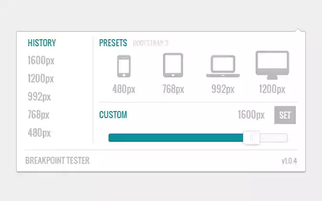 Breakpoint Tester from Chrome web store to be run with OffiDocs Chromium online Breakpoint Tester from Chrome web store to be run with OffiDocs Chromium online