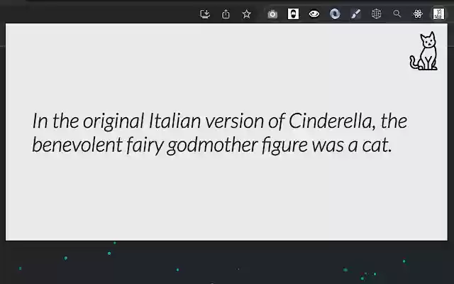 Cat Facts from Chrome web store to be run with OffiDocs Chromium online Cat Facts from Chrome web store to be run with OffiDocs Chromium online