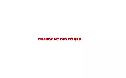 Change h3 tag to red from Chrome web store to be run with OffiDocs Chromium online Change h3 tag to red from Chrome web store to be run with OffiDocs Chromium online