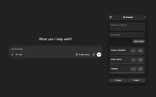 ChatGPT Prompt Bar from Chrome web store to be run with OffiDocs Chromium online ChatGPT Prompt Bar from Chrome web store to be run with OffiDocs Chromium online