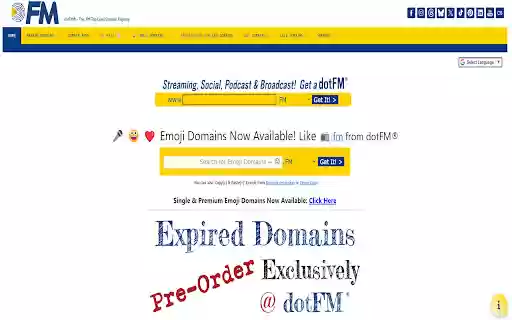 Cheap .FM Domain from Chrome web store to be run with OffiDocs Chromium online Cheap .FM Domain from Chrome web store to be run with OffiDocs Chromium online