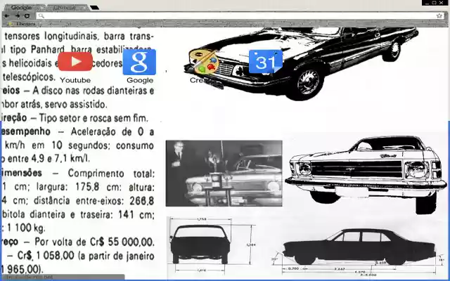 Chevrolet Opala from Chrome web store to be run with OffiDocs Chromium online Chevrolet Opala from Chrome web store to be run with OffiDocs Chromium online