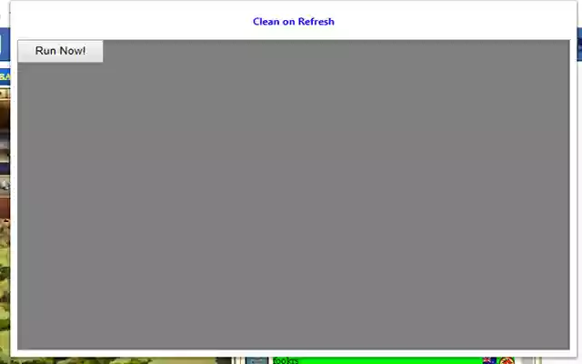 Clean on Refresh from Chrome web store to be run with OffiDocs Chromium online Clean on Refresh from Chrome web store to be run with OffiDocs Chromium online