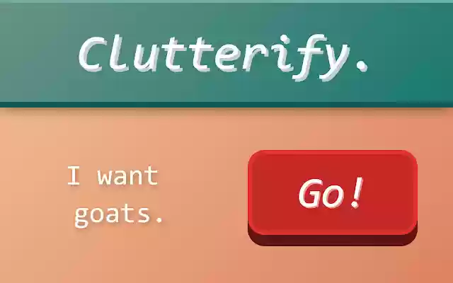 Clutterify from Chrome web store to be run with OffiDocs Chromium online Clutterify from Chrome web store to be run with OffiDocs Chromium online