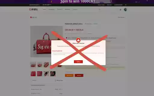 CNFans Warning Remover from Chrome web store to be run with OffiDocs Chromium online CNFans Warning Remover from Chrome web store to be run with OffiDocs Chromium online
