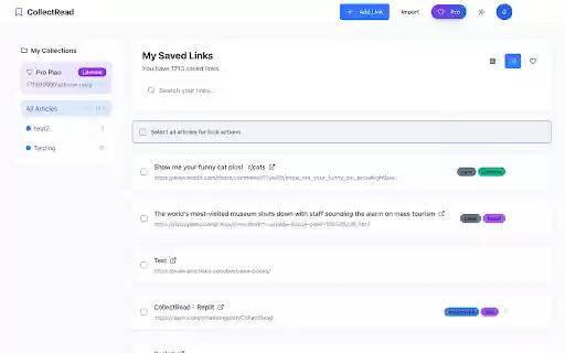 CollectRead Save Articles Instantly from Chrome web store to be run with OffiDocs Chromium online CollectRead Save Articles Instantly from Chrome web store to be run with OffiDocs Chromium online