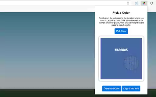 Color Picker Extension from Chrome web store to be run with OffiDocs Chromium online Color Picker Extension from Chrome web store to be run with OffiDocs Chromium online