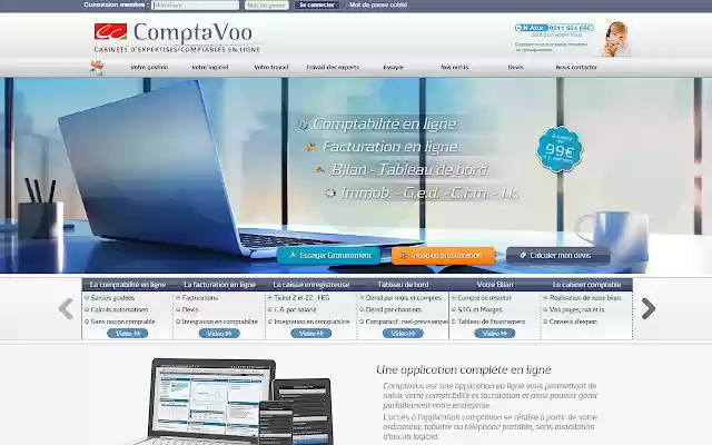 Comptavoo extension from Chrome web store to be run with OffiDocs Chromium online Comptavoo extension from Chrome web store to be run with OffiDocs Chromium online