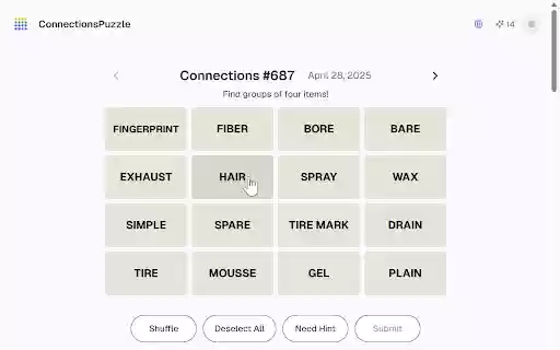 Connections Puzzle Pro from Chrome web store to be run with OffiDocs Chromium online Connections Puzzle Pro from Chrome web store to be run with OffiDocs Chromium online