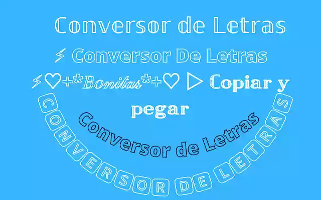 Conversor de letras from Chrome web store to be run with OffiDocs Chromium online Conversor de letras from Chrome web store to be run with OffiDocs Chromium online