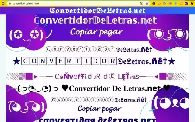▷Convertidor De Letras(☉̃ₒ☉)✅ConvertidorLetra from Chrome web store to be run with OffiDocs Chromium online ▷Convertidor De Letras(☉̃ₒ☉)✅ConvertidorLetra from Chrome web store to be run with OffiDocs Chromium online