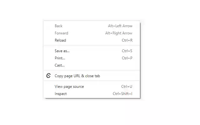 Copy Page URL Close Tab from Chrome web store to be run with OffiDocs Chromium online Copy Page URL Close Tab from Chrome web store to be run with OffiDocs Chromium online