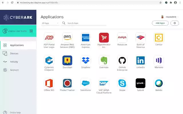CyberArk Identity Browser Extension from Chrome web store to be run with OffiDocs Chromium online CyberArk Identity Browser Extension from Chrome web store to be run with OffiDocs Chromium online