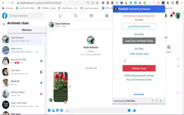 Delete All Archived Chats on Facebook 2023 from Chrome web store to be run with OffiDocs Chromium online Delete All Archived Chats on Facebook 2023 from Chrome web store to be run with OffiDocs Chromium online