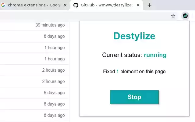 Destylize from Chrome web store to be run with OffiDocs Chromium online Destylize from Chrome web store to be run with OffiDocs Chromium online