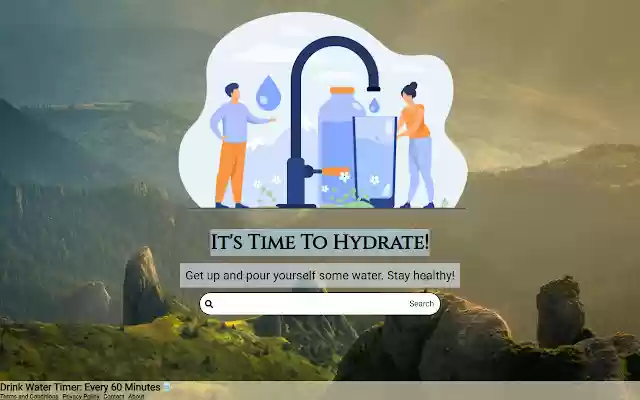 Drink Water Timer: Every 60 Minutes from Chrome web store to be run with OffiDocs Chromium online Drink Water Timer: Every 60 Minutes from Chrome web store to be run with OffiDocs Chromium online
