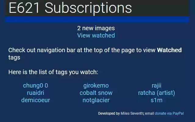 e621 Subscriptions from Chrome web store to be run with OffiDocs Chromium online e621 Subscriptions from Chrome web store to be run with OffiDocs Chromium online