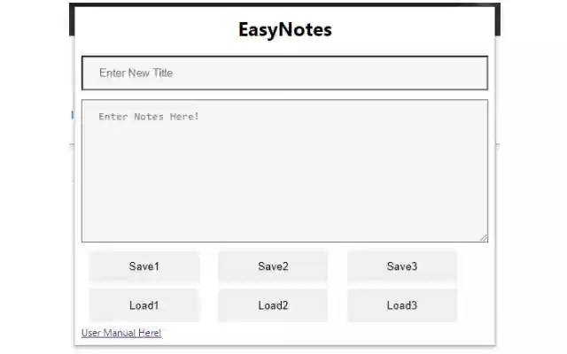 Easy Notes from Chrome web store to be run with OffiDocs Chromium online Easy Notes from Chrome web store to be run with OffiDocs Chromium online
