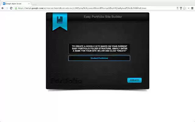 Easy Portfolio Site Builder from Chrome web store to be run with OffiDocs Chromium online Easy Portfolio Site Builder from Chrome web store to be run with OffiDocs Chromium online
